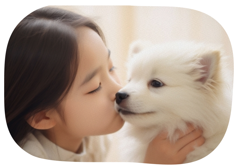 ペットと家族の「絆ショット」も残せます